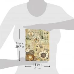 A4 Decoupage Rice Paper Jules Verne - A4 Rice Paper Voyages Extraordinaires Ciao Bella Collection