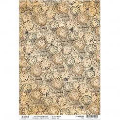 Time - A4 Rice Paper La Traviata Ciao Bella Collection A4 Decoupage Rice Paper