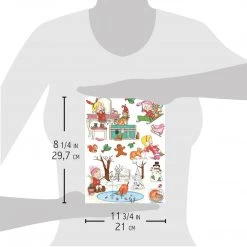 Zoe & Ziggy - A4 Rice Paper Zoe & Ziggy Ciao Bella Collection A4 Decoupage Rice Paper