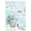 Blue Jay - A4 Rice Paper Time For Home Ciao Bella Collection Winter / Christmas