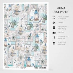 Hello Winter - A4 Rice Paper Time For Home Ciao Bella Collection