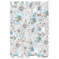 Hello Winter - A4 Rice Paper Time For Home Ciao Bella Collection