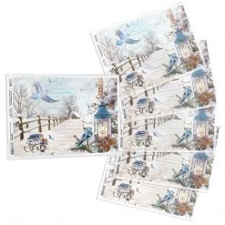 The World Changes When It Snow - A4 Rice Paper Time For Home Ciao Bella Collection A4 Decoupage Rice Paper 8 The World Changes When It Snow - A4 Rice Paper Time For Home Ciao Bella Collection A4 Decoupage Rice Paper