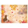 Ariel And Dancing Leaves - A4 Rice Paper Sound Of Autumn Ciao Bella Collection