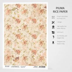 Breathe Darling - A4 Rice Paper The Muse Ciao Bella Collection A4 Decoupage Rice Paper