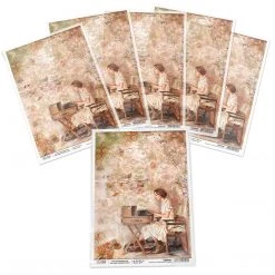 Writing Is The Painting Of The Voice - A4 Rice Paper The Muse Ciao Bella Collection 8 Writing Is The Painting Of The Voice - A4 Rice Paper The Muse Ciao Bella Collection