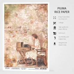 Writing Is The Painting Of The Voice - A4 Rice Paper The Muse Ciao Bella Collection