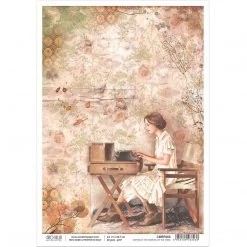 Writing Is The Painting Of The Voice - A4 Rice Paper The Muse Ciao Bella Collection