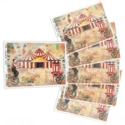 The Greatest Show - A4 Rice Paper The Greatest Show Ciao Bella Collection 8 The Greatest Show - A4 Rice Paper The Greatest Show Ciao Bella Collection