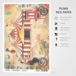 The Greatest Show - A4 Rice Paper The Greatest Show Ciao Bella Collection