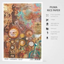 Collateral Rust - A4 Rice Paper Collateral Rust Ciao Bella Collection