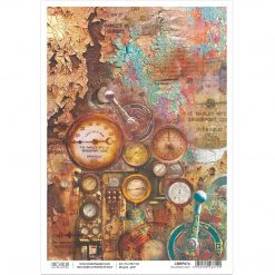 Collateral Rust - A4 Rice Paper Collateral Rust Ciao Bella Collection