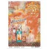 A4 Decoupage Rice Paper Gas Station - A4 Rice Paper Collateral Rust Ciao Bella Collection