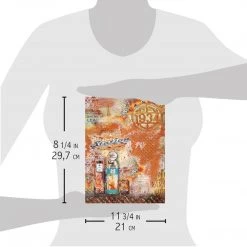 A4 Decoupage Rice Paper Gas Station - A4 Rice Paper Collateral Rust Ciao Bella Collection