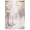 The First Fall Of Snow - A4 Rice Paper Snow And The City Ciao Bella Collection A4 Decoupage Rice Paper 2 The First Fall Of Snow - A4 Rice Paper Snow And The City Ciao Bella Collection A4 Decoupage Rice Paper