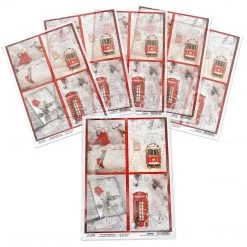 A4 Decoupage Rice Paper Snow And The City Cards - A4 Rice Paper Snow And The City Ciao Bella Collection 8 A4 Decoupage Rice Paper Snow And The City Cards - A4 Rice Paper Snow And The City Ciao Bella Collection