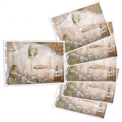 No Winter Lasts Forever - A4 Rice Paper Sound Of Winter Ciao Bella Collection