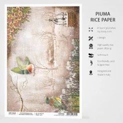 No Winter Lasts Forever - A4 Rice Paper Sound Of Winter Ciao Bella Collection