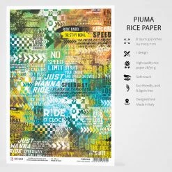 Start Your Engines - A4 Rice Paper Start Your Engines Ciao Bella Collection
