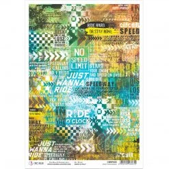 Start Your Engines - A4 Rice Paper Start Your Engines Ciao Bella Collection