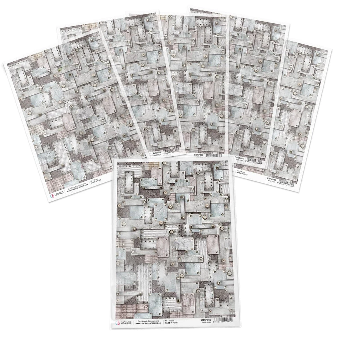 Hard Steel - A4 Rice Paper Start Your Engines Ciao Bella Collection A4 Decoupage Rice Paper 5 Hard Steel - A4 Rice Paper Start Your Engines Ciao Bella Collection A4 Decoupage Rice Paper