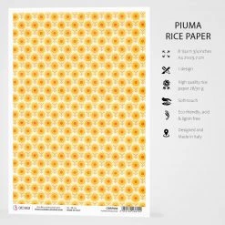 Flower Revolution - A4 Rice Paper The Seventies Ciao Bella Collection
