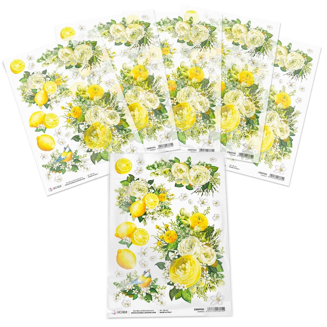 Taormina - A4 Rice Paper Sicilia Ciao Bella Collection A4 Decoupage Rice Paper 5 Taormina - A4 Rice Paper Sicilia Ciao Bella Collection A4 Decoupage Rice Paper