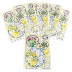 A4 Decoupage Rice Paper Orologi Di Maiolica - A4 Rice Paper Sicilia Ciao Bella Collection 8 A4 Decoupage Rice Paper Orologi Di Maiolica - A4 Rice Paper Sicilia Ciao Bella Collection