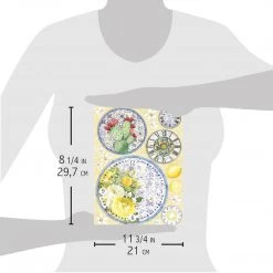 A4 Decoupage Rice Paper Orologi Di Maiolica - A4 Rice Paper Sicilia Ciao Bella Collection 9 A4 Decoupage Rice Paper Orologi Di Maiolica - A4 Rice Paper Sicilia Ciao Bella Collection