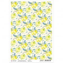 Limoni Di Sicilia - A4 Rice Paper Sicilia Ciao Bella Collection A4 Decoupage Rice Paper