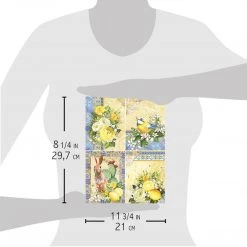 Sicilia Cards - A4 Rice Paper Sicilia Ciao Bella Collection A4 Decoupage Rice Paper