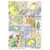 Ceramica Di Caltagirone - A4 Rice Paper Sicilia Ciao Bella Collection A4 Decoupage Rice Paper