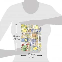 Ceramica Di Caltagirone - A4 Rice Paper Sicilia Ciao Bella Collection A4 Decoupage Rice Paper 9 Ceramica Di Caltagirone - A4 Rice Paper Sicilia Ciao Bella Collection A4 Decoupage Rice Paper