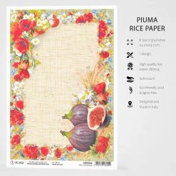 A4 Decoupage Rice Paper Sweet Countryside - A4 Rice Paper Under The Tuscan Sun Ciao Bella Collection