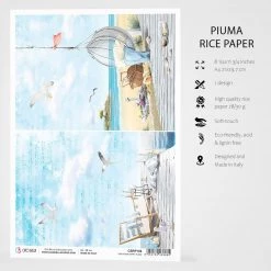 Find Your Happy Place - A4 Rice Paper Sound Of Summer Ciao Bella Collection