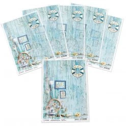 Coastal Living - A4 Rice Paper Sound Of Summer Ciao Bella Collection