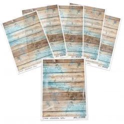 Coastal Wood - A4 Rice Paper Sound Of Summer Ciao Bella Collection A4 Decoupage Rice Paper