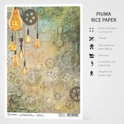 Modern Times - A4 Rice Paper Modern Times Ciao Bella Collection A4 Decoupage Rice Paper