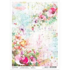 Wildflowers & Bees - A4 Rice Paper Microcosmos Ciao Bella Collection A4 Decoupage Rice Paper