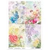 A4 Decoupage Rice Paper Microcosmos Cards - A4 Rice Paper Microcosmos Ciao Bella Collection