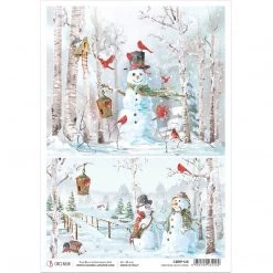 Northern Lights Cards - A4 Rice Paper Northern Lights Ciao Bella Collection A4 Decoupage Rice Paper