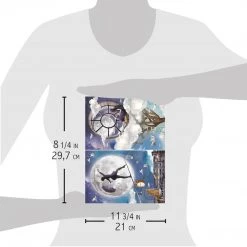 A4 Decoupage Rice Paper In The Moonlight - A4 Rice Paper Moon & Me Ciao Bella Collection