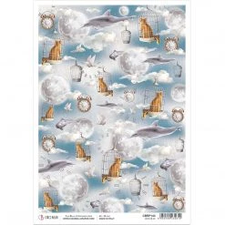 Moon & Me - A4 Rice Paper Moon & Me Ciao Bella Collection