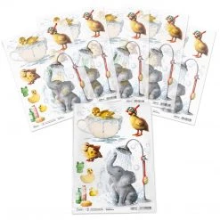 It's Bath Time - A4 Rice Paper My First Year Ciao Bella Collection A4 Decoupage Rice Paper