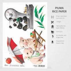 Mealtime - A4 Rice Paper My First Year Ciao Bella Collection