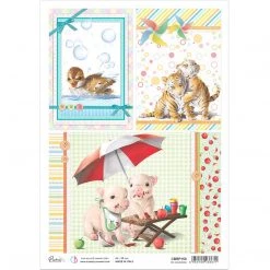 My First Year - A4 Rice Paper My First Year Ciao Bella Collection