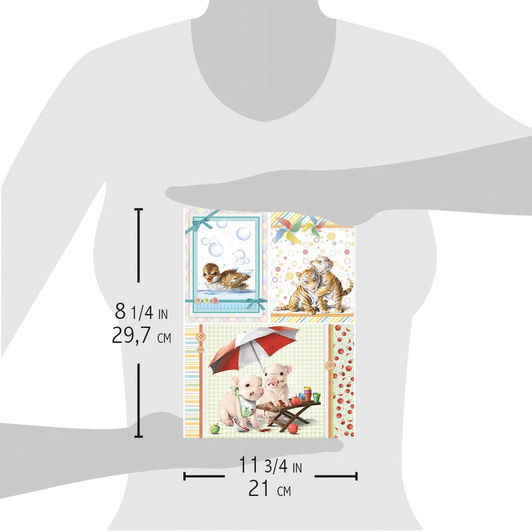 My First Year - A4 Rice Paper My First Year Ciao Bella Collection 6 My First Year - A4 Rice Paper My First Year Ciao Bella Collection