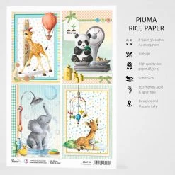 I'm Growing Up! - A4 Rice Paper My First Year Ciao Bella Collection