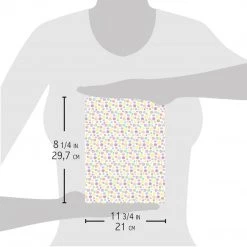 A4 Decoupage Rice Paper Polka Dots - A4 Rice Paper My First Year Ciao Bella Collection