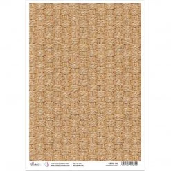 Seagrass Basket - A4 Rice Paper Delta Ciao Bella Collection A4 Decoupage Rice Paper